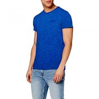 Superdry Camiseta OL Vintage Emb Crew, Azul para Hombre