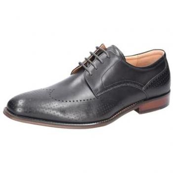 DIGEL Derby-Schuhe Leder Modell 'SELLENG'