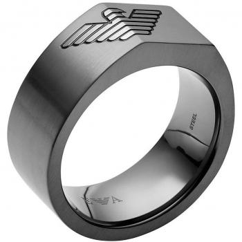 Edelstahl-Herrenring Emporio Armani, Größe 61 (EGS2642060‑10)
