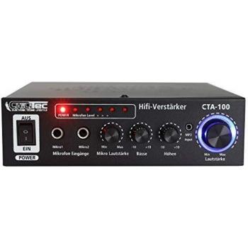 CHILITEC Mini-HiFi-Verstärker CTA-100, schwarz