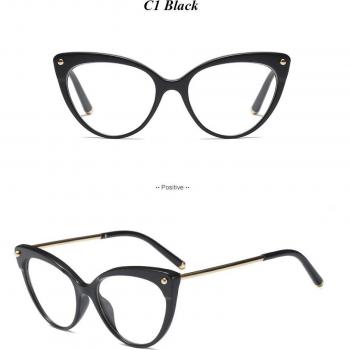 Mimiyou Leopard Cat Eye Eyeglasses