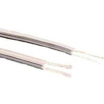 Pack de 100 mts Cable audio paralelo blanco/gris 2 × 0'75 mm² Electro Dh 49.070/0.75
