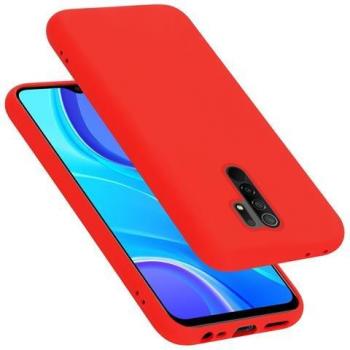 Copertura Liquida in TPU Rosso per Xiaomi Redmi 9