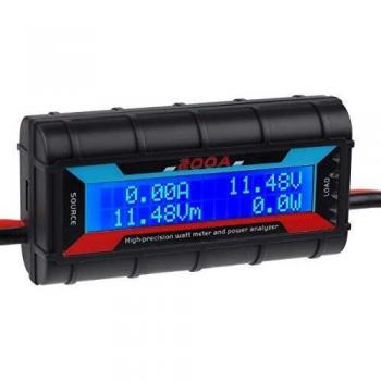 LCD Backlit Power Analyzer for Battery and Wind Systems
