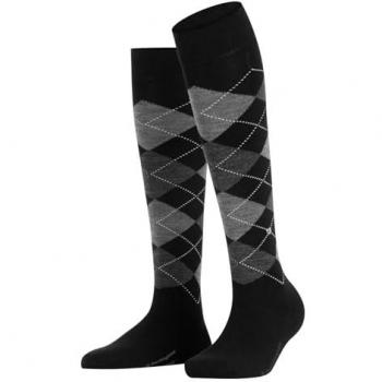 Burlington Marylebone Argyle Wool Knee High Socks for Women