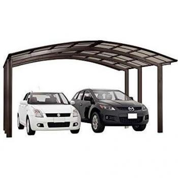 XIMAX Portoforte M Carport Typ 60, Aluminium, mattbraun