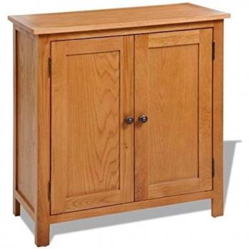 Becrux Solid Oak Wood Sideboard