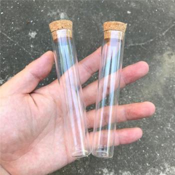 30ml Clear Bottles with Cork Stopper