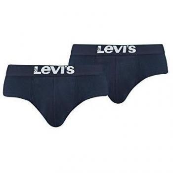 Levi's Bóxer Básico para Hombre, 2 Piezas, Azul, Talla Mediana