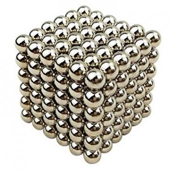 Soprammobile Cubo di Sfera Magica Argento