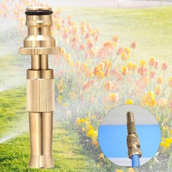 Arrosage de jardin avec buse en laiton