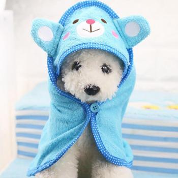 Soft Pet Towel and Bathrobe Set