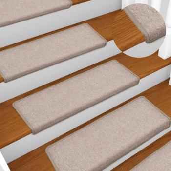 Tapis d'escalier 15 pcs vidaXL