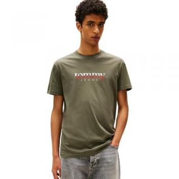 Tommy Jeans T-Shirt à Manches Courtes ADN Pewter Green S