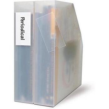 ValueX Self Adhesive Label Holder and Insert Polypropylene 35x102mm (Pack 12)