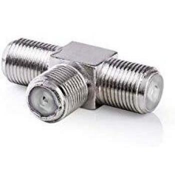 2-Way F Female Coaxial Splitter