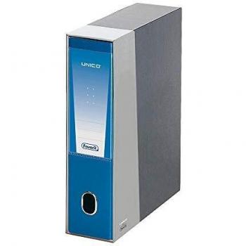 Registratore legale FAVORIT Unico 28,5x35 cm con custodia dorso 8 cm blu metallizzato