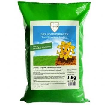 Linsor Rasensamen für trockene Standorte, hochwertige Mischung, 1kg für 25m²