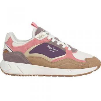 Baskets femme Pepe Jeans Marlon Sports rouge lilas 37
