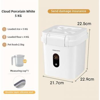 Joybos KitchenGuard 5 L/10 L – Lebensmittelbehälter, transparent, luftdichter Kasten