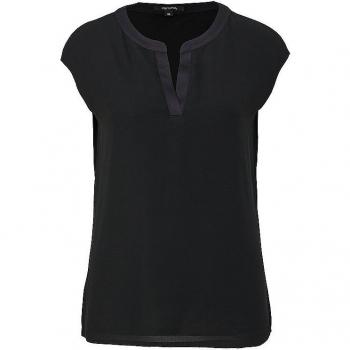 COMMA Damen Shirt Schwarz Größe 36