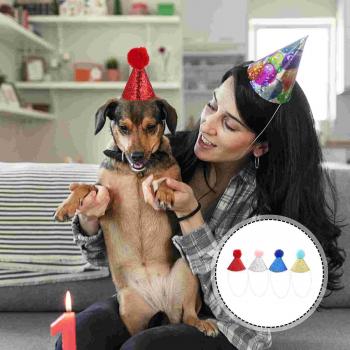 Dog Festival Cone Cap Set of 4 Pieces