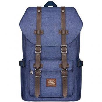 KAUKKO Sac à Dos Casual 15 pour Ordinateur Portable 20 litres Bleu