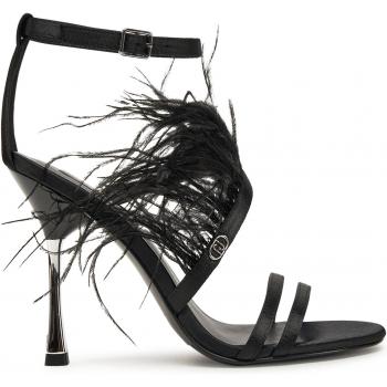 Liu Jo Miriam 17 Sandalias Negras con Tacon en Clessidra