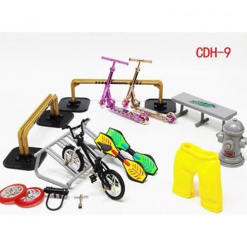 Set de bicicleta de dedo y patines