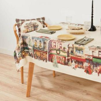 Nappe festive Muare Home coton 500x155 cm