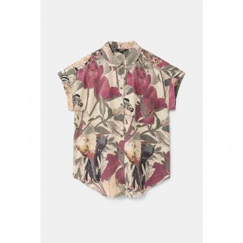 Chemise Etnican de Desigual en Beige