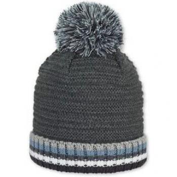 Cappello invernale Sterntaler con pon pon, antracite