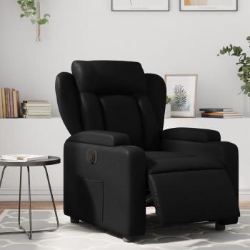 Couch Électrique Noir en Tissu Synthétique Maison Exclusive