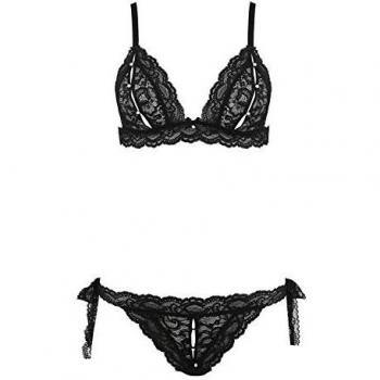 Aubade Damen Dessous-Set Boite A Desir, Noir
