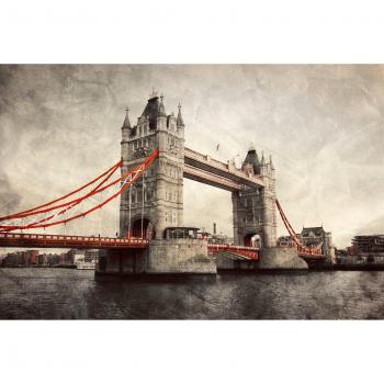 Queence Leinwandbild »Tower Bridge«, stilvolle Schwarz-Weiß-Darstellung Londons