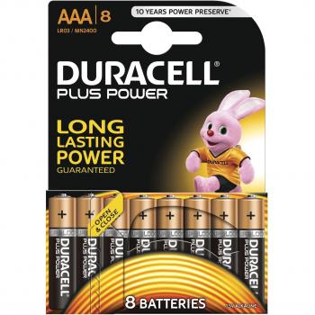 Duracell AAA Micro (LR03/MN2400) PowerPlus 8‑Stück