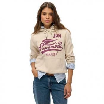 XL Women's Superdry High Flyers Off‑Grey Sweatshirt
