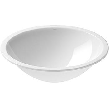 Alape EB.O525 – Weißes ovalförmiges Badkeramik-Bauwerk 52,5 × 42,5 cm