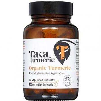 Taka Turmeric, Organic Turmeric Capsules with Organic Black Pepper Extract (95% Piperine)