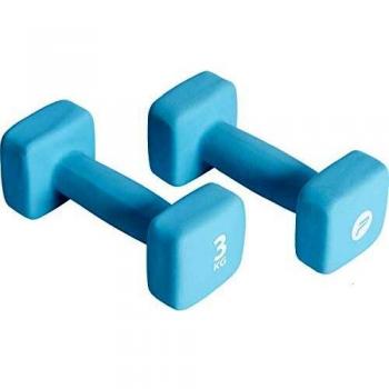 Pure2Improve 3 kg Neoprene Coated Dumbbell Pair (Set of 2)