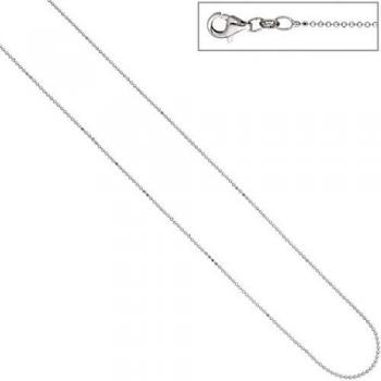 Halskette 925 Silber Kugelkette diamantiert 1,2 mm 38 cm