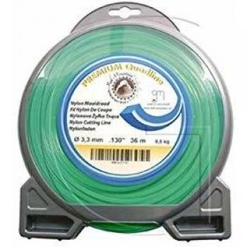Nylon Carre 57m / Ø 2,7 mm – Fil pour Debroussailleuse