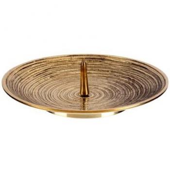 15 cm Gold‑Trimmed Thorn Candle Coaster