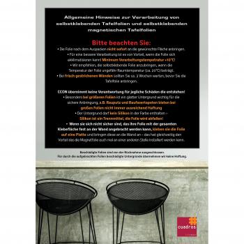 Large Size Magnetic Chalkboard – 39.4 x 59 in