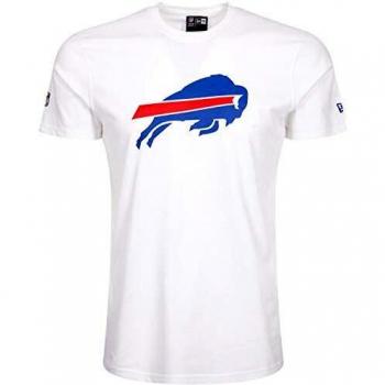 New Era Buffalo Bills Team Logo T-shirt Optic White Male XS