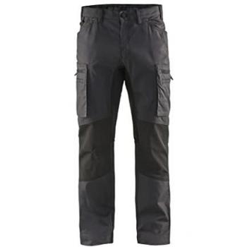 Pantaloni da lavoro Blakläder grigio scuro / nero, taglia 27, grammatura 250