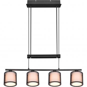 Trio Lighting Lampada a sospensione Burton, 4 luci