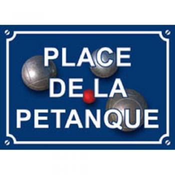 Magephi Place de la Pétanque Road Marker