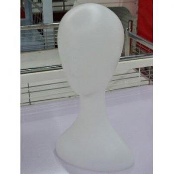 White Abstract Mannequin Head for Glasses Display