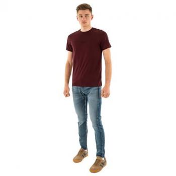 Fred Perry T-Shirt mit Stickerei Oxblood XL Männer
